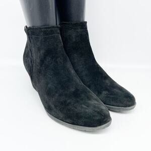 Blondo‎ Women's Valli 2.0 Waterproof Bootie Black Suede 8.5M